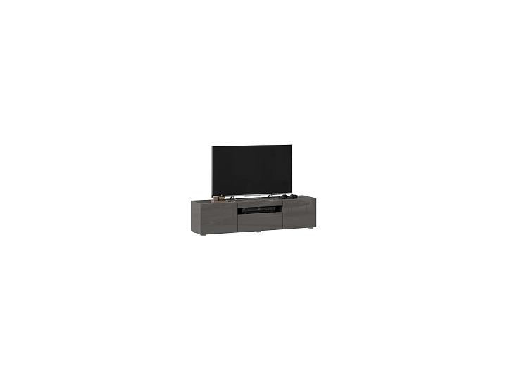 Бруклин Тумба под ТВ 1500 (Оникс Серый глянец) исполнение 2 бруклин сб 3254 тумба под телевизор диамант серый