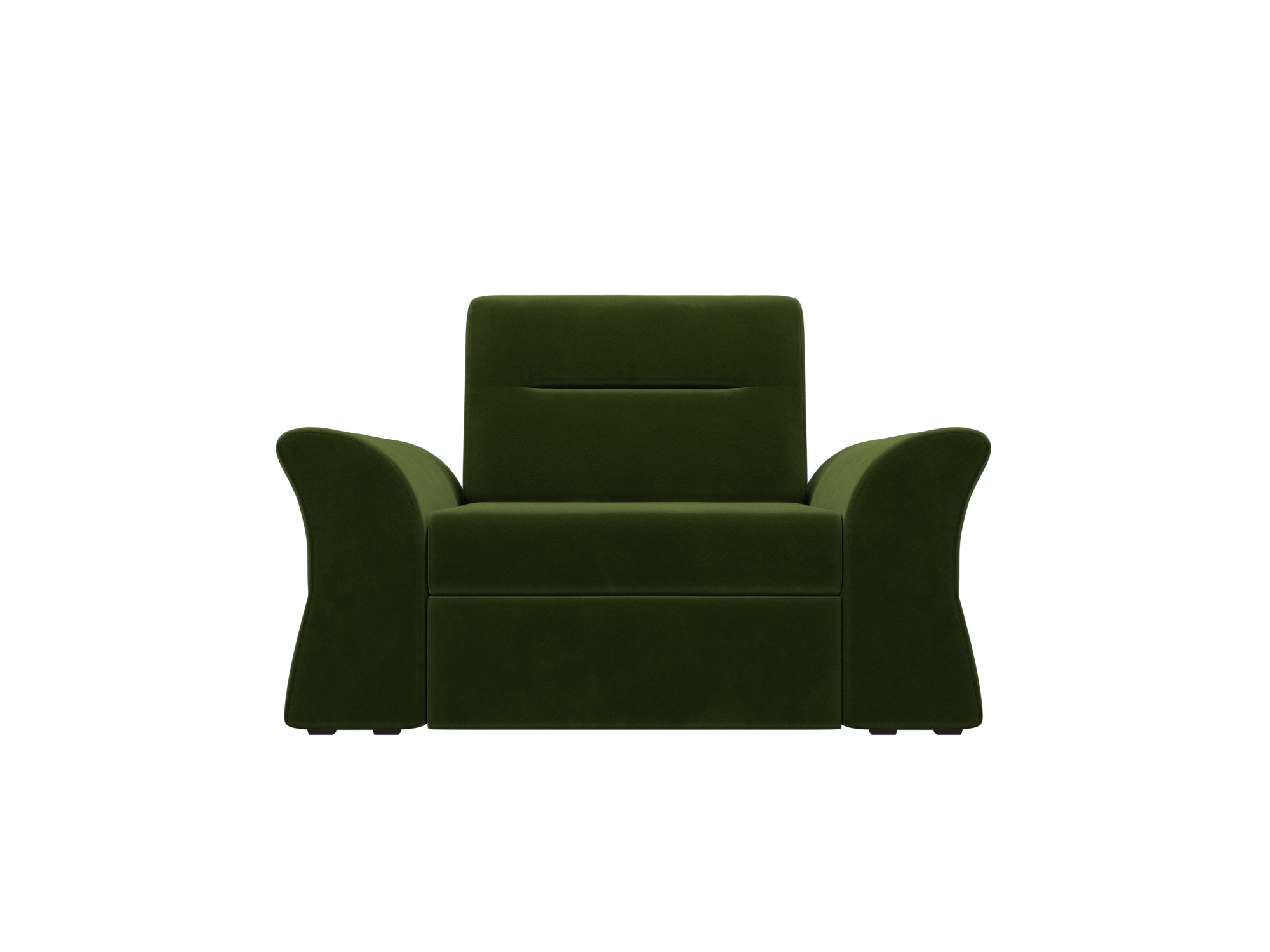 Кресло Клайд MebelVia Зеленый, Микровельвет, ЛДСП кресло артмебель рамос микровельвет зеленый