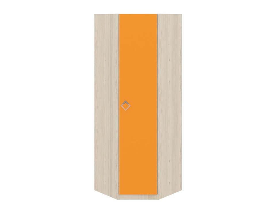 Шкаф угловой Аватар Манго, Оранжевый, Бежевый, ЛДСП шкаф для одежды и белья аватар манго оранжевый бежевый лдсп