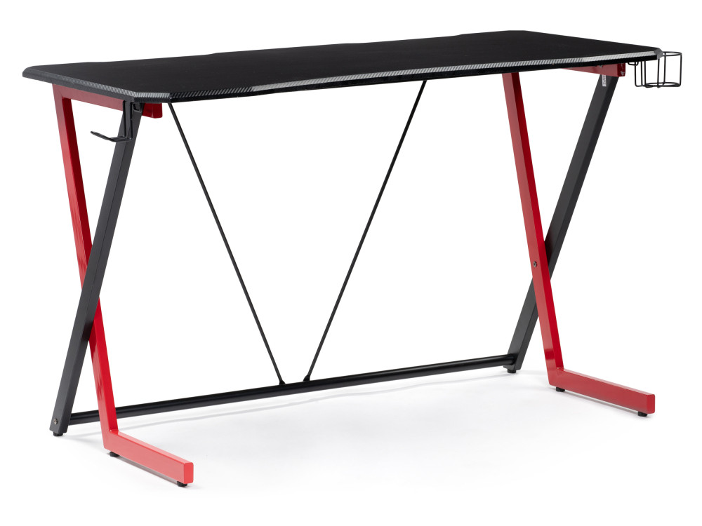 кухонный стол red and black 834 м11 Kolman black / red Стол Черный, Металл