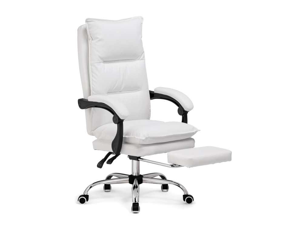 Fantom white Компьютерное кресло Серый, Металл orvil white компьютерное кресло mebelvia белый экокожа металл