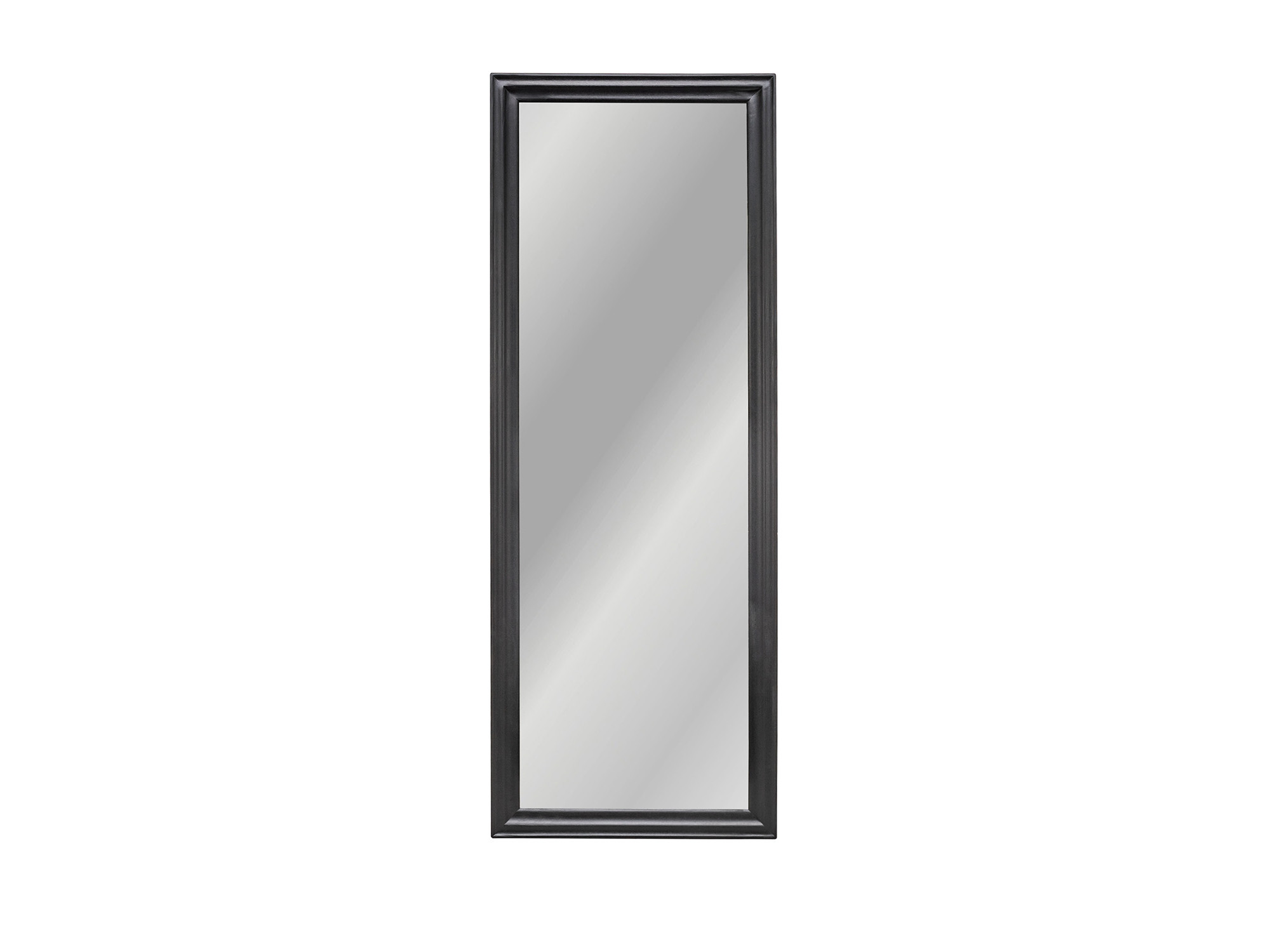 Leset Зеркало навесное в раме Мира (52х140) Чёрный, Массив сосны зеркало в раме