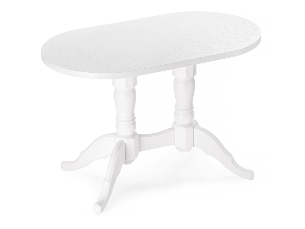 Адней белый / рисунок Стол деревянный Белый, массив дерева арзон белый стол деревянный белый массив дерева