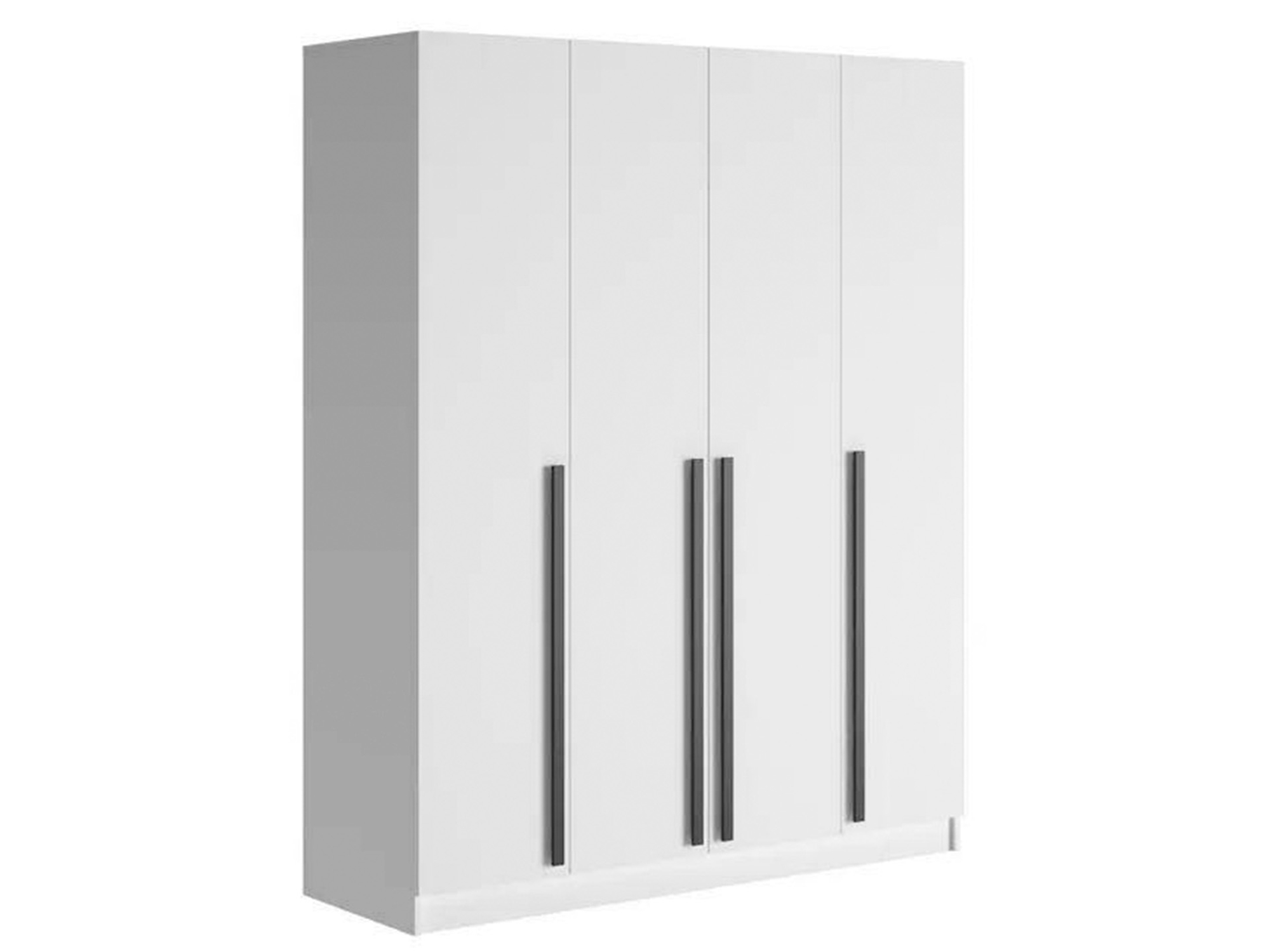 Шкаф Бостон 4-х створчатый 1600 Белый, ЛДСП шкаф 4 створчатый акцент 24 1600 × 523 × 2020 мм цвет белый цемент светлый