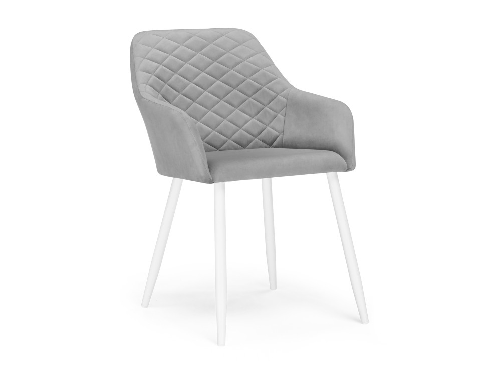 Стив светло-серый / белый Стул Белый, Металл стул chair раскладной белый стул серый металл
