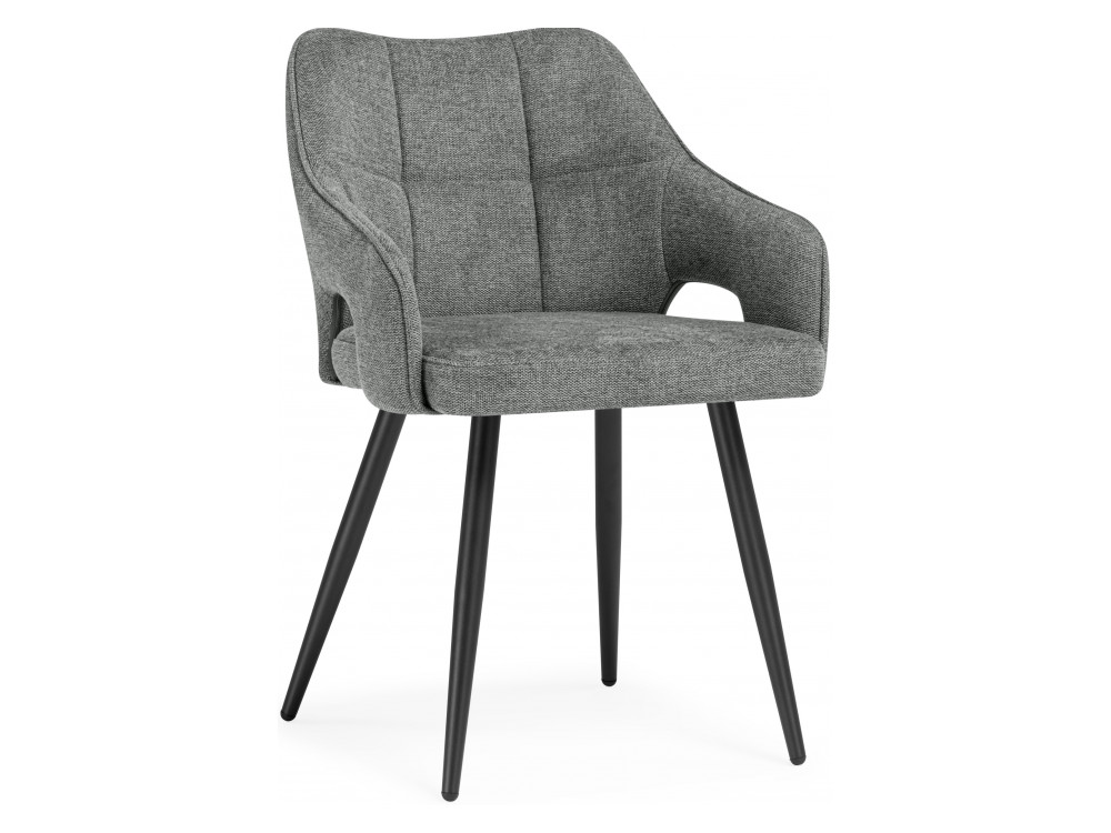 Hera dark gray / black Стул на металлокаркасе Серый, Металл