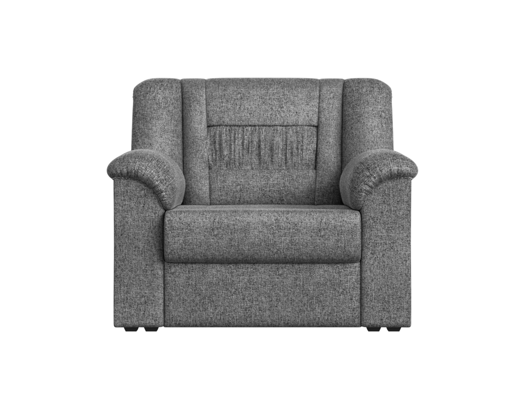 кресло прямое модульное комфорт люкс цвет серый рогожка Кресло Карелия MebelVia Серый, Рогожка, ЛДСП