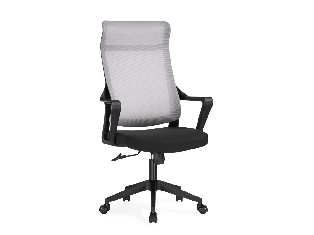 цена Rino black / light gray Компьютерное кресло MebelVia Черный, Серый, Сетка, Ткань