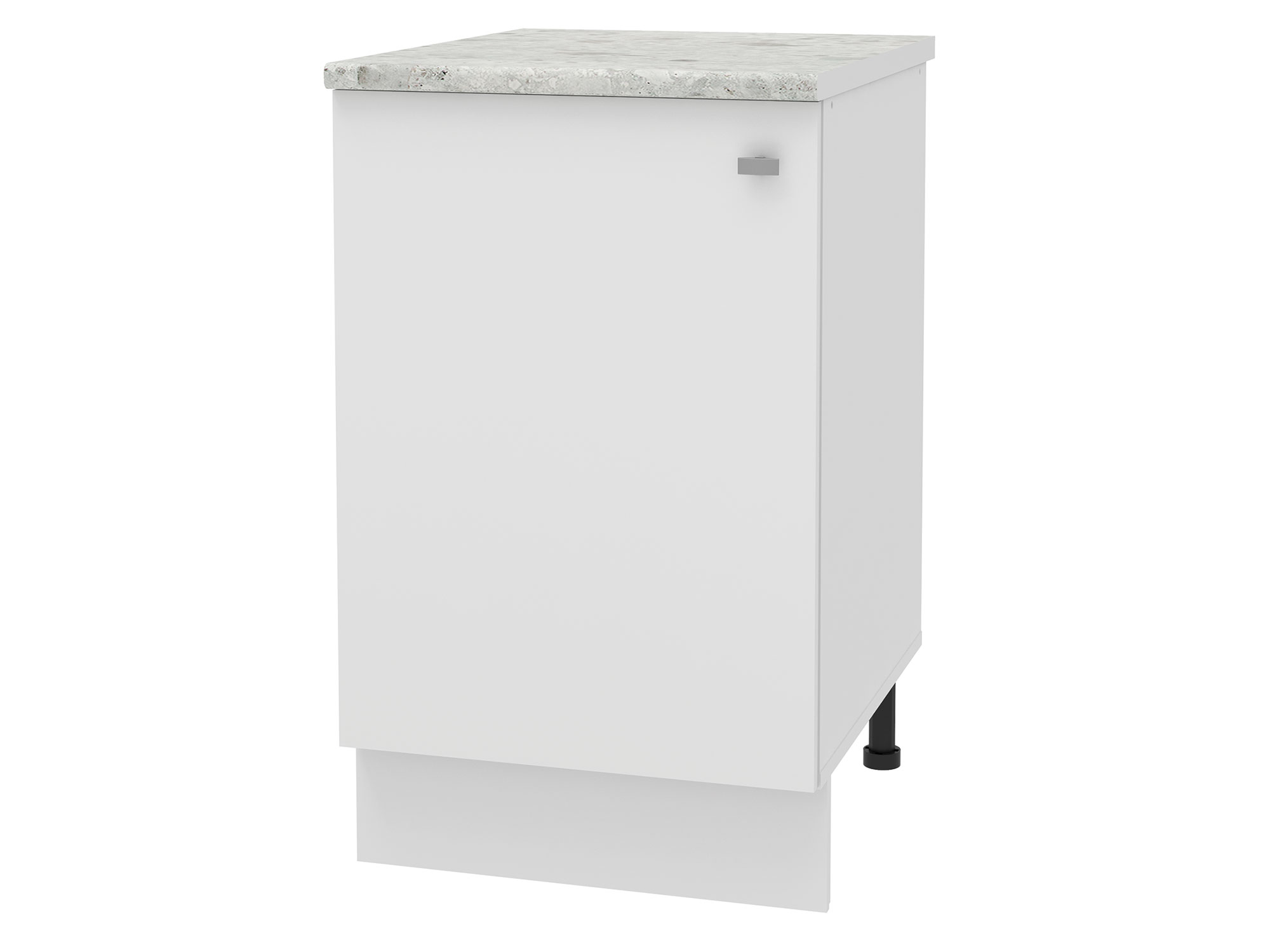 Скай шкаф напольный, 50 см Белый, ЛДСП скай шкаф напольный 80 см белый лдсп