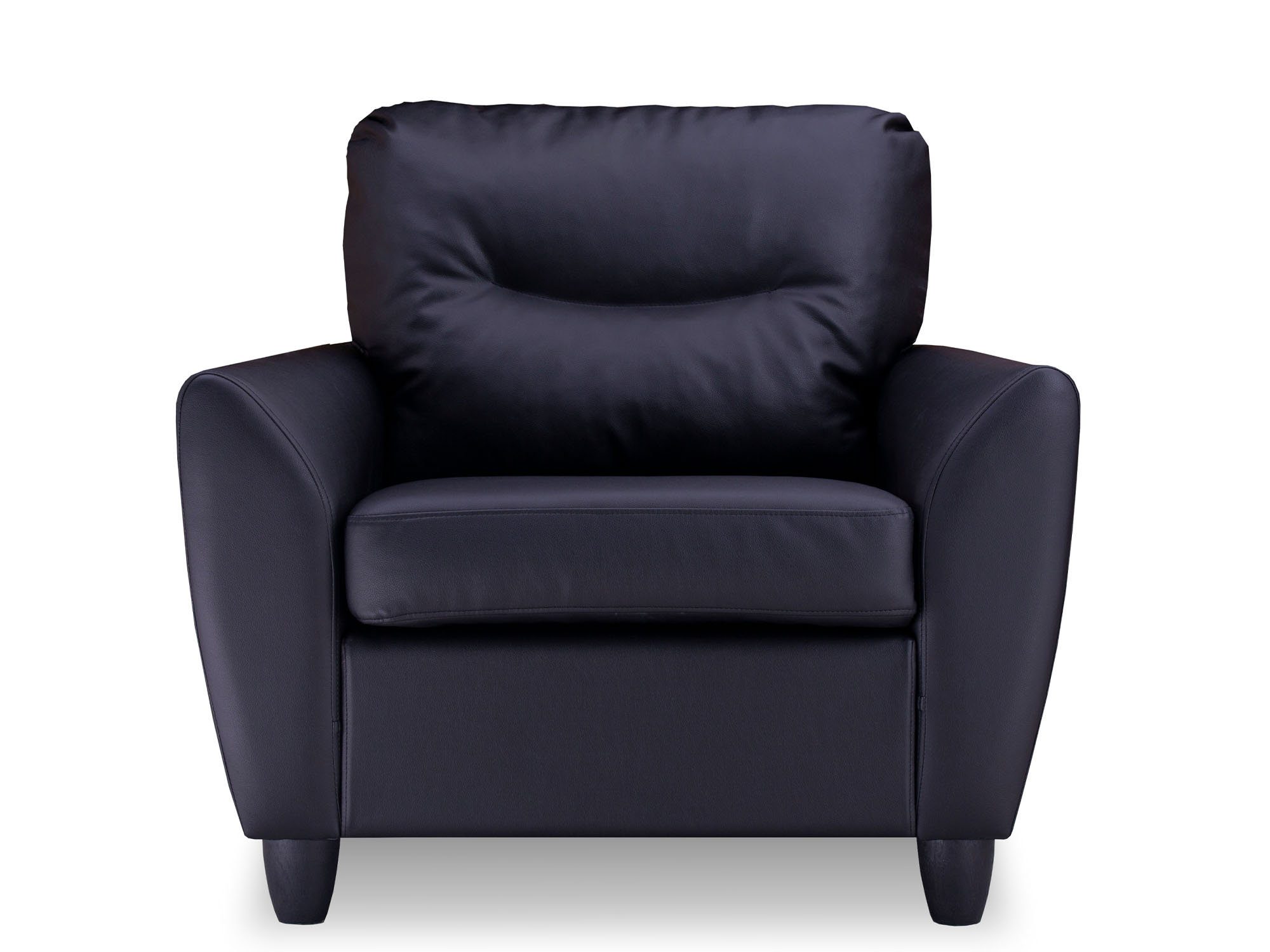 Кресло Наполи MebelVia Черный, Искусственная кожа, МДФ кресло квадрато mebelvia голубой искусственная кожа мдф