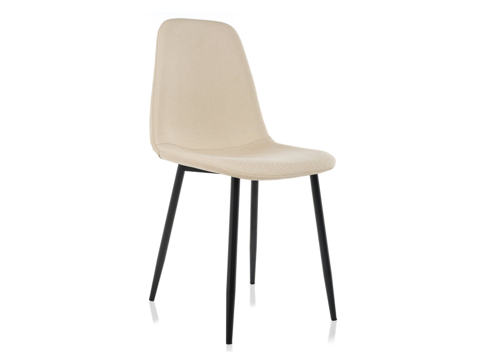 Lilu светло-бежевый Стул Черный, Окрашенный металл lilu серый стул черный окрашенный металл
