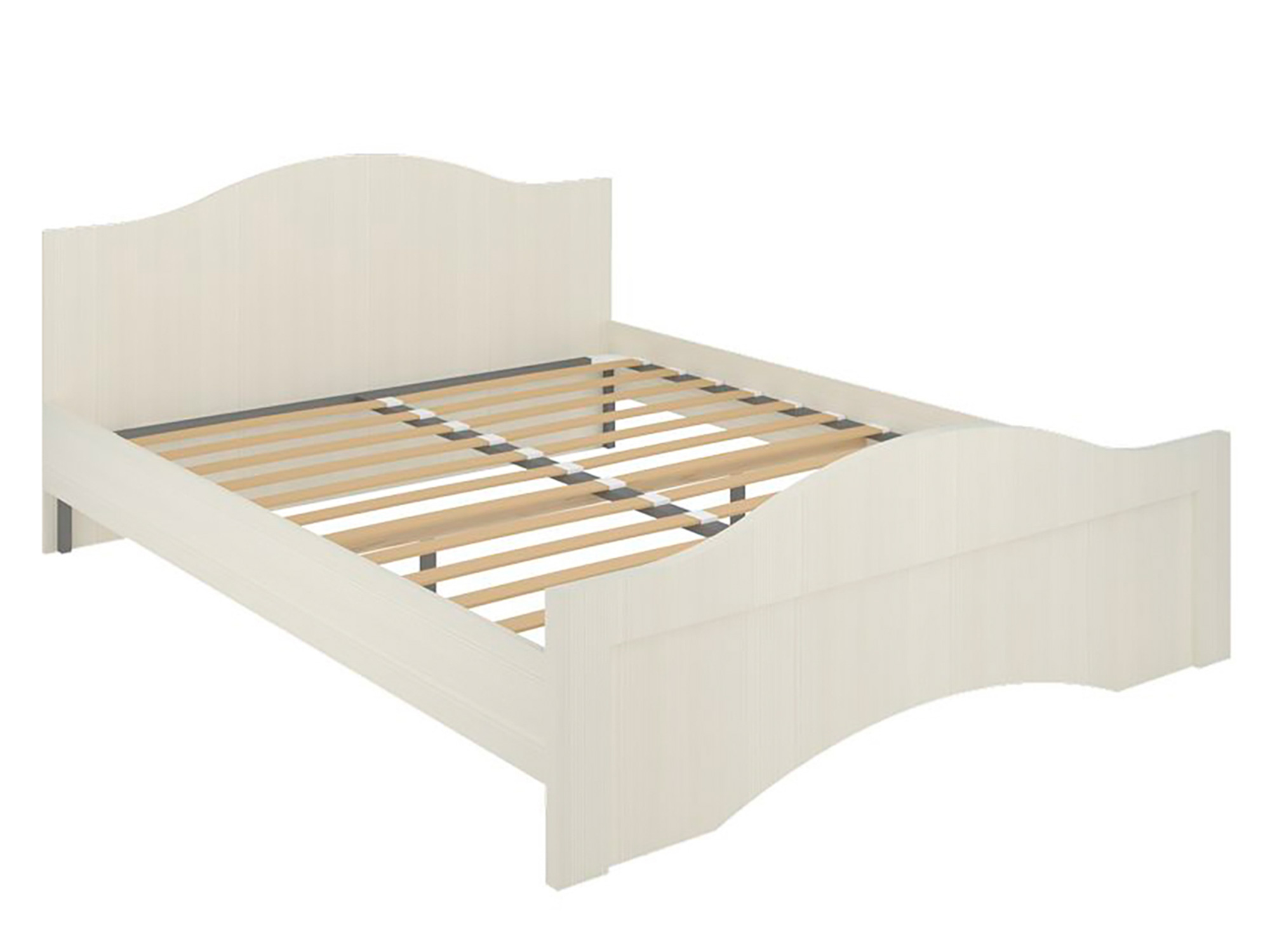 Кровать Мэри (160х200) Белый, ЛДСП мэри 1 160х200 белая кровать белый металл