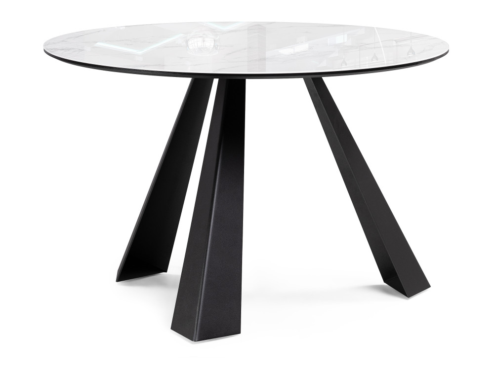 Вернер белый мрамор / черный Стол Черный, Металл стол приставной сеул 42 47 мрамор белый металл черный черный металл