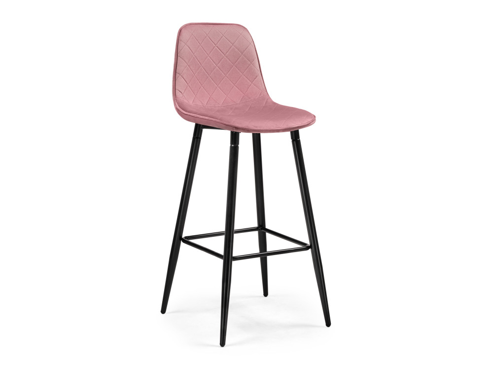 Capri pink / black Барный стул Розовый, Металл woodville capri pink black