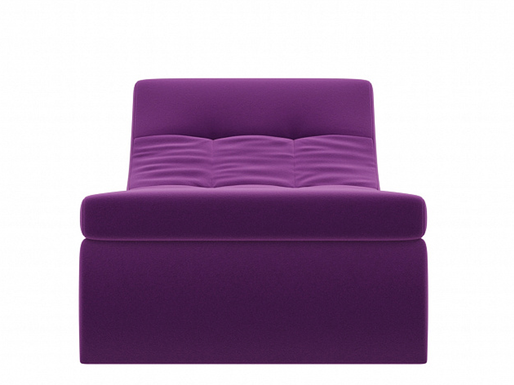 модуль лига диванов холидей раскладной диван микровельвет фиолетовый Модуль Кресло для модульного дивана Холидей MebelVia Фиолетовый, Микровельвет, ЛДСП, Брус, Фанера