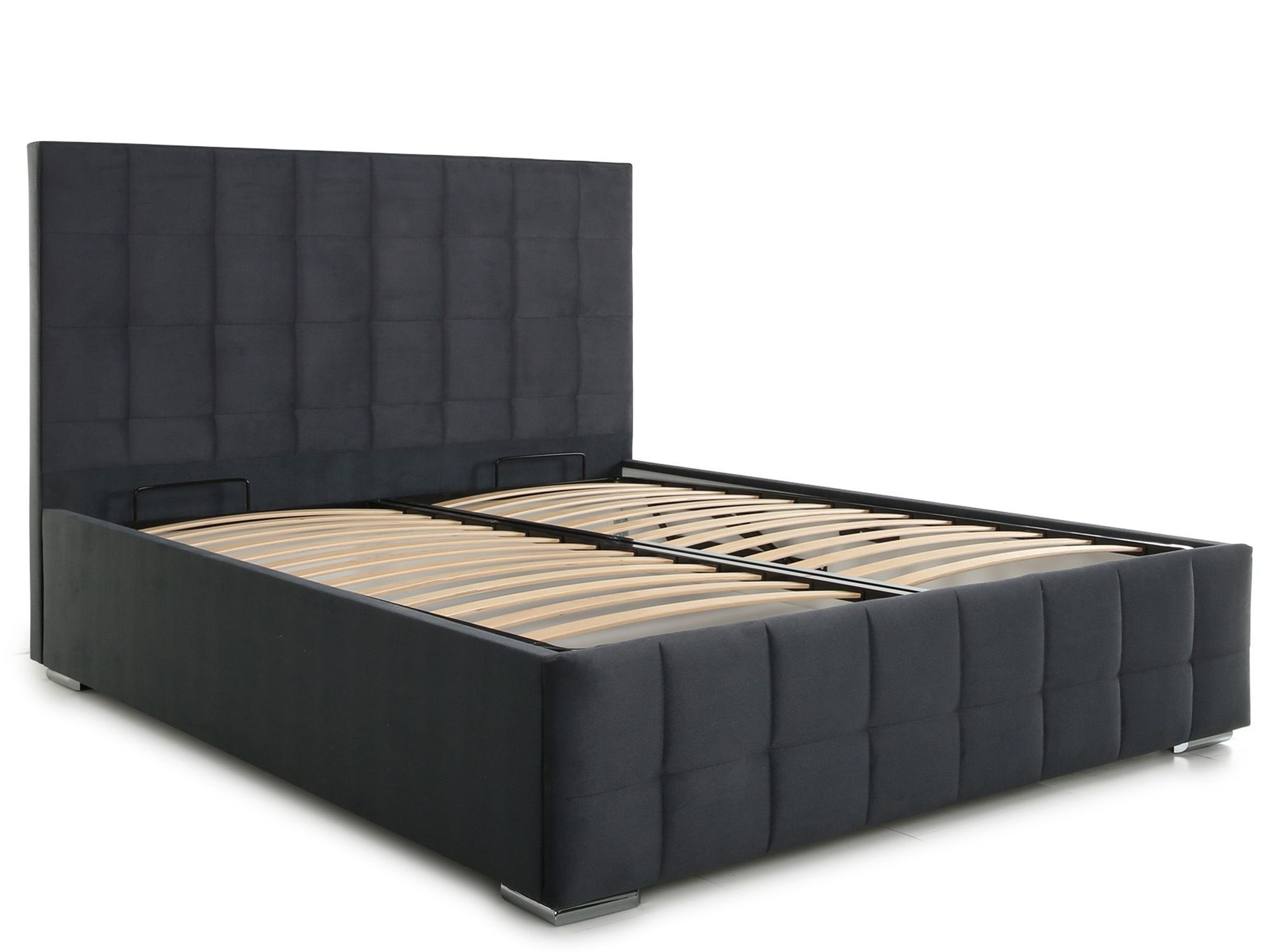 Кровать Пассаж (180х200) с ПМ Серый, Массив, ДСП кровать пассаж 2 180х200 с пм бирюзовый массив дсп