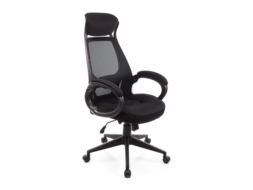 Burgos черное Компьютерное кресло MebelVia Черный, Сетка, Пластик