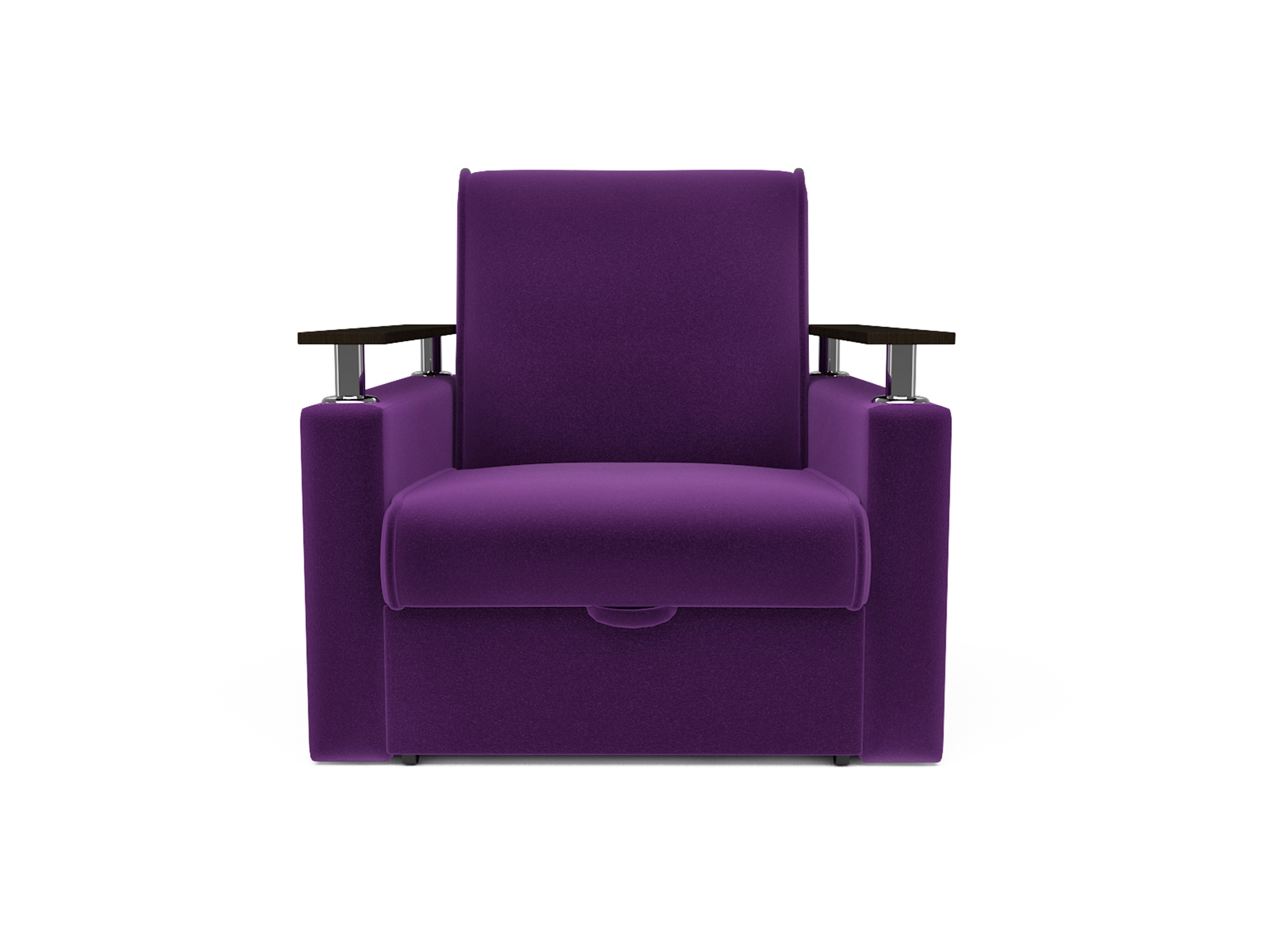 кресло кровать шарк mebelvia фиолетовый микровелюр дсп массив сосны фанера Кресло-кровать Шарк MebelVia Фиолетовый, Микровелюр, ДСП, Массив сосны, Фанера