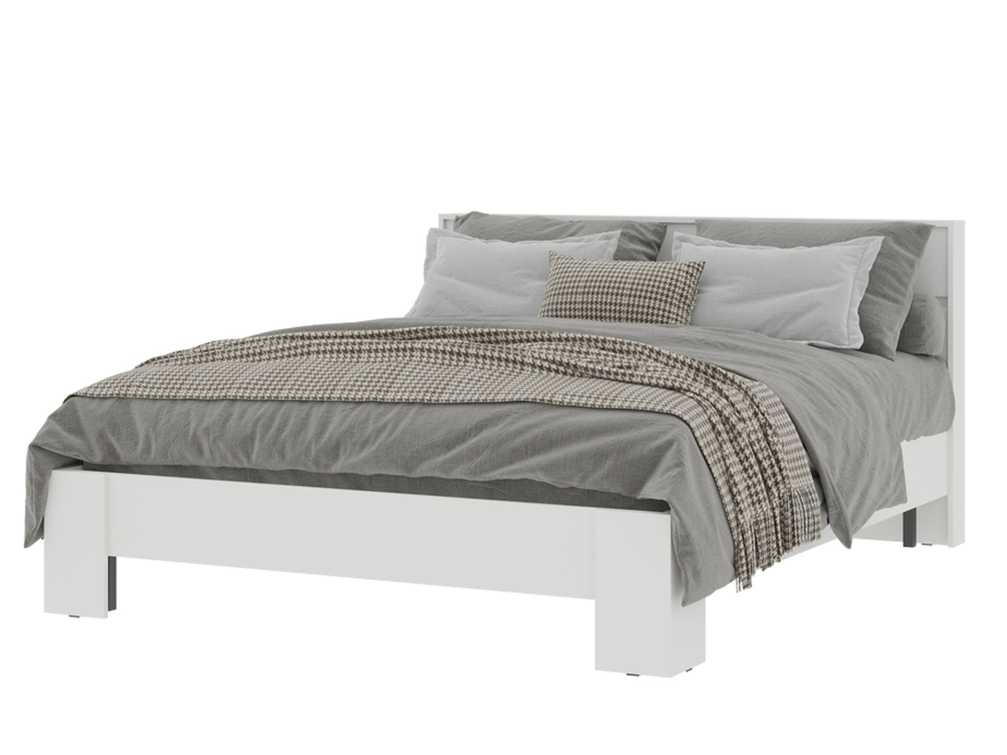Кровать Хелен (160х200) Белый, ЛДСП