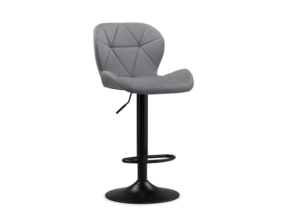 Trio light gray / black Барный стул Черный, Металл цена и фото