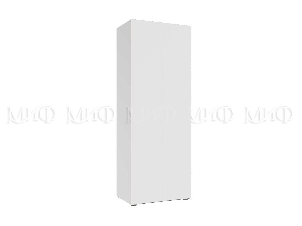Флорис ШК-001 Шкаф двухдверный, белый МДФ, ЛДСП двухдверный шкаф мелания белый клен