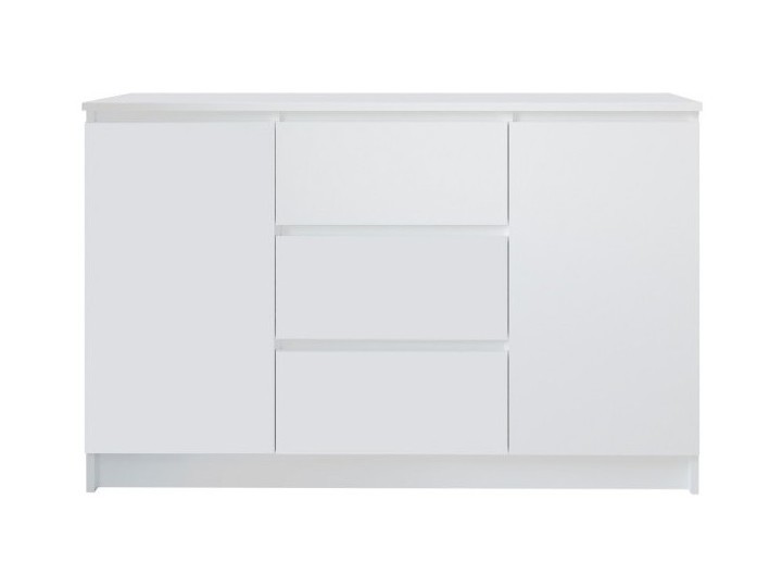 Челси Комод 1200 (2 двери 3 ящика) (Белый глянец, Белый) Белый глянец, Белый, ЛДСП