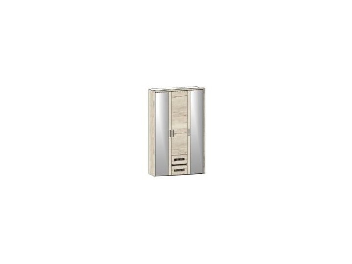 Шкаф 3-х дверный, Мале (1366*544*2278) Дуб галифакс белый, 11212 ЛДСП цена и фото