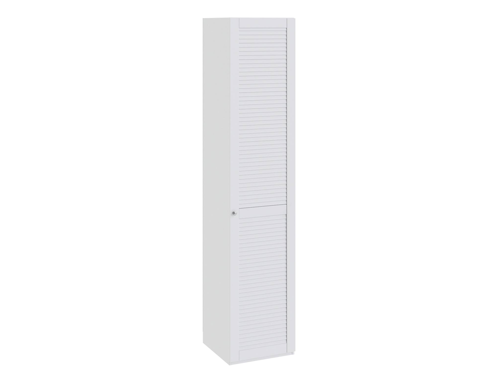 Шкаф для белья с 1 дверью Ривьера Белый, МДФ, ЛДСП, Кромка ABS шкаф комбинированный ривьера белый бежевый мдф лдсп кромка abs
