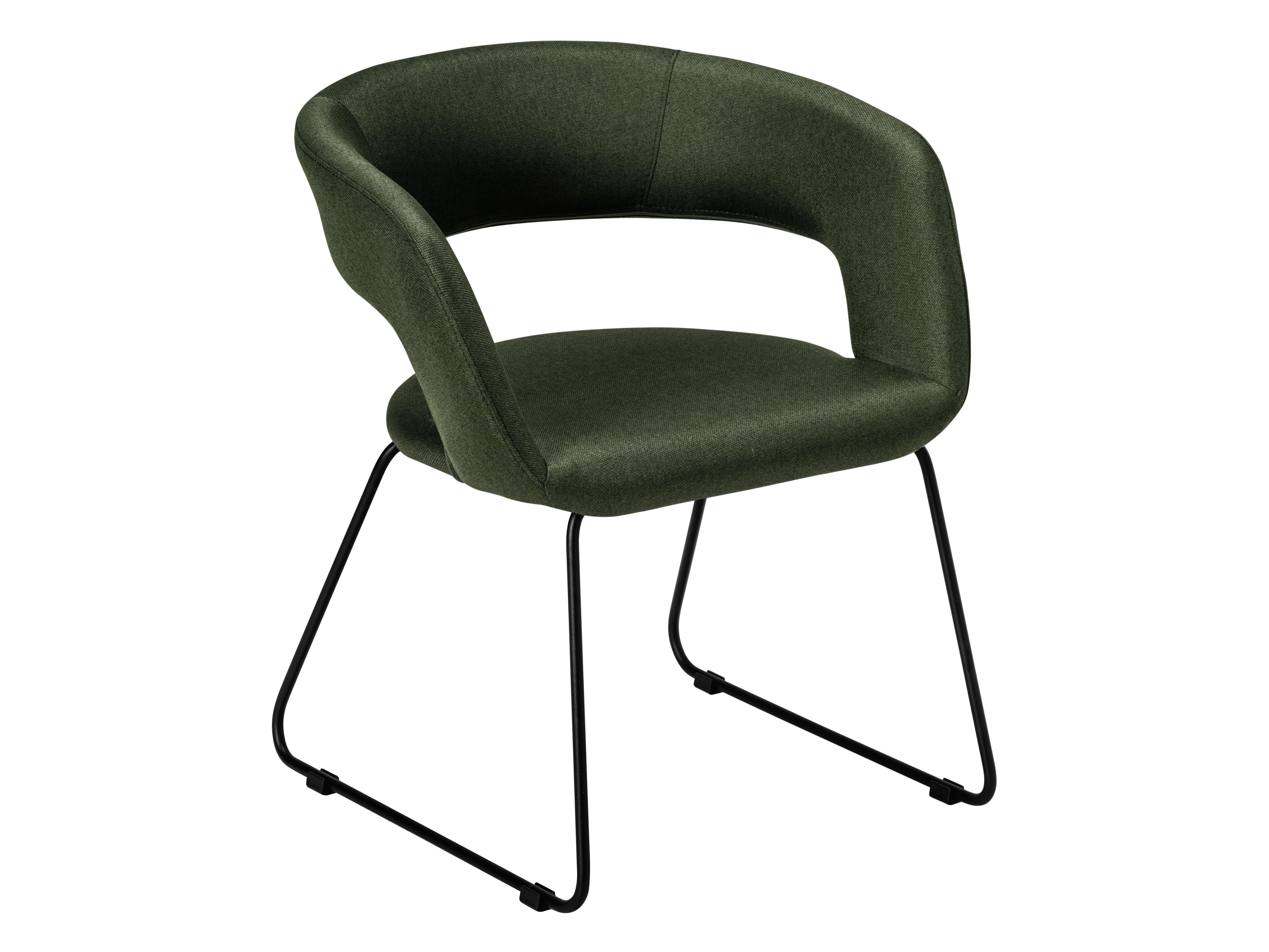 Кресло Hugs тёмно-зеленый/Линк Зеленый, Металл кресло элефант рогожка