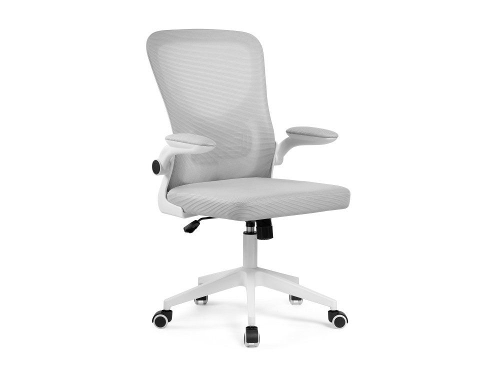Konfi light gray / white Стул серый, Пластик konfi light gray white стул серый пластик