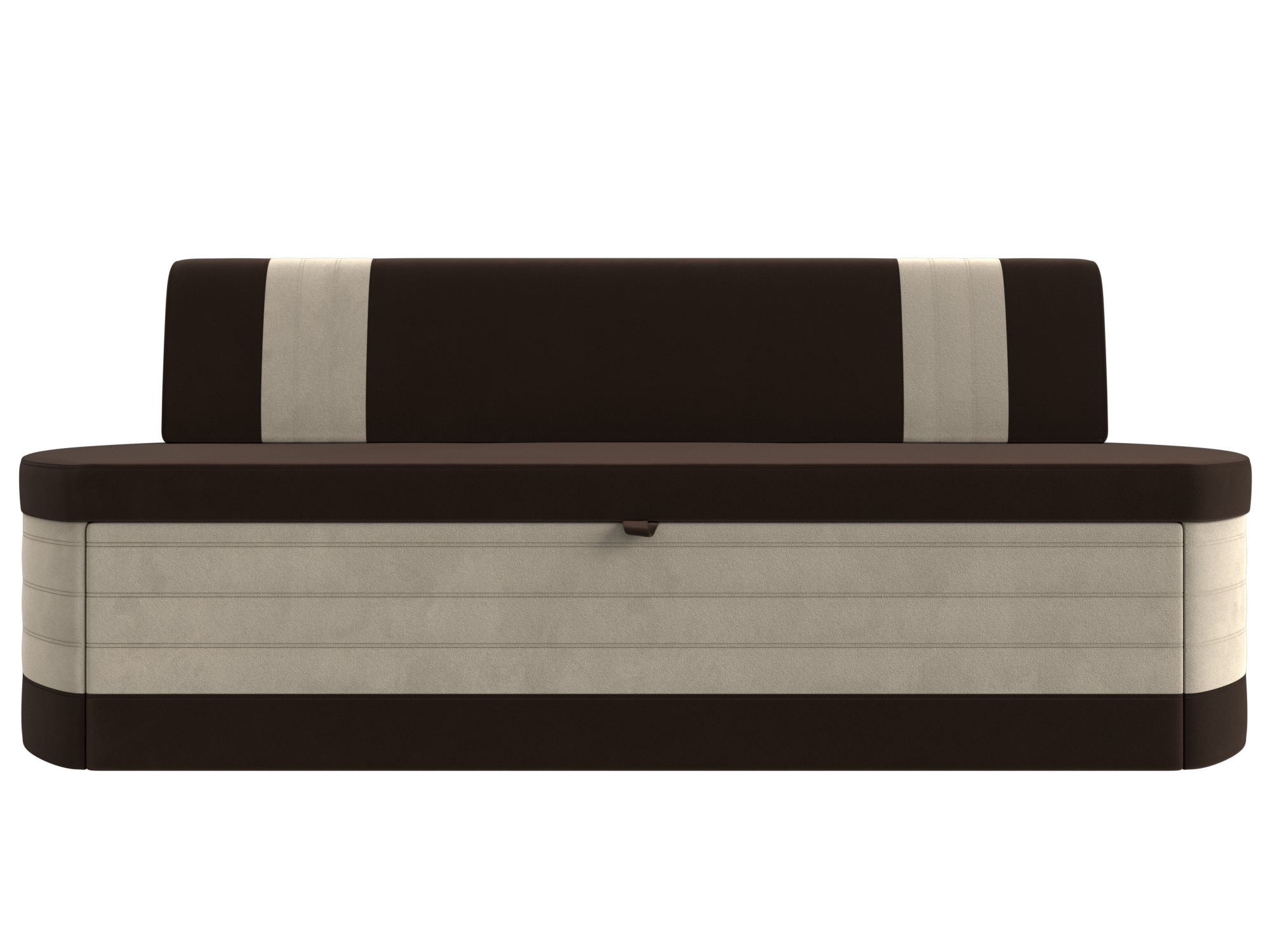 Кухонный диван Токио Коричневый, Бежевый, ЛДСП кухонный диван кровать токио бежевый коричневый микровельвет