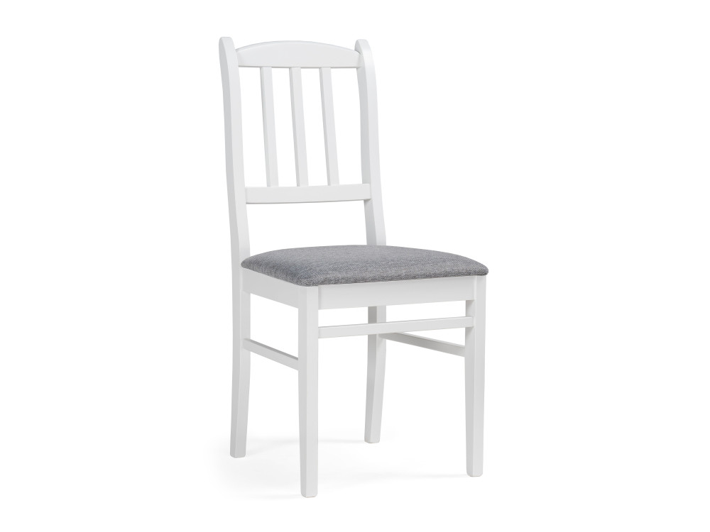 айра серый белый стул деревянный белый массив березы Мириел белый / серый Стул деревянный Белый, Массив березы
