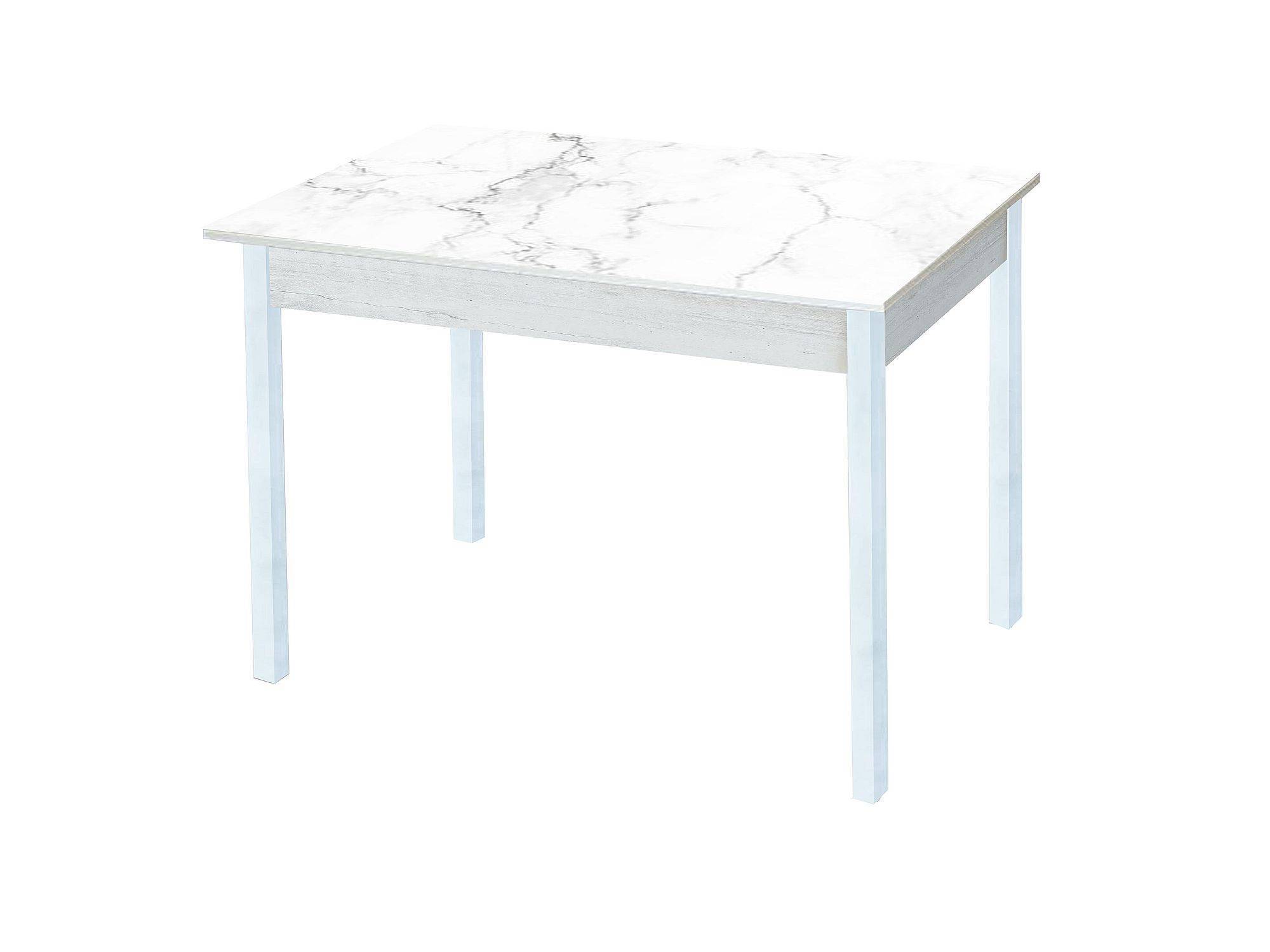 стол обеденный мебель комплекс со 3 белый белый Стол обеденный Альфа фотопечать / бетон белый Белый мрамор / опора квадро белый муар Мрамор, ЛДСП
