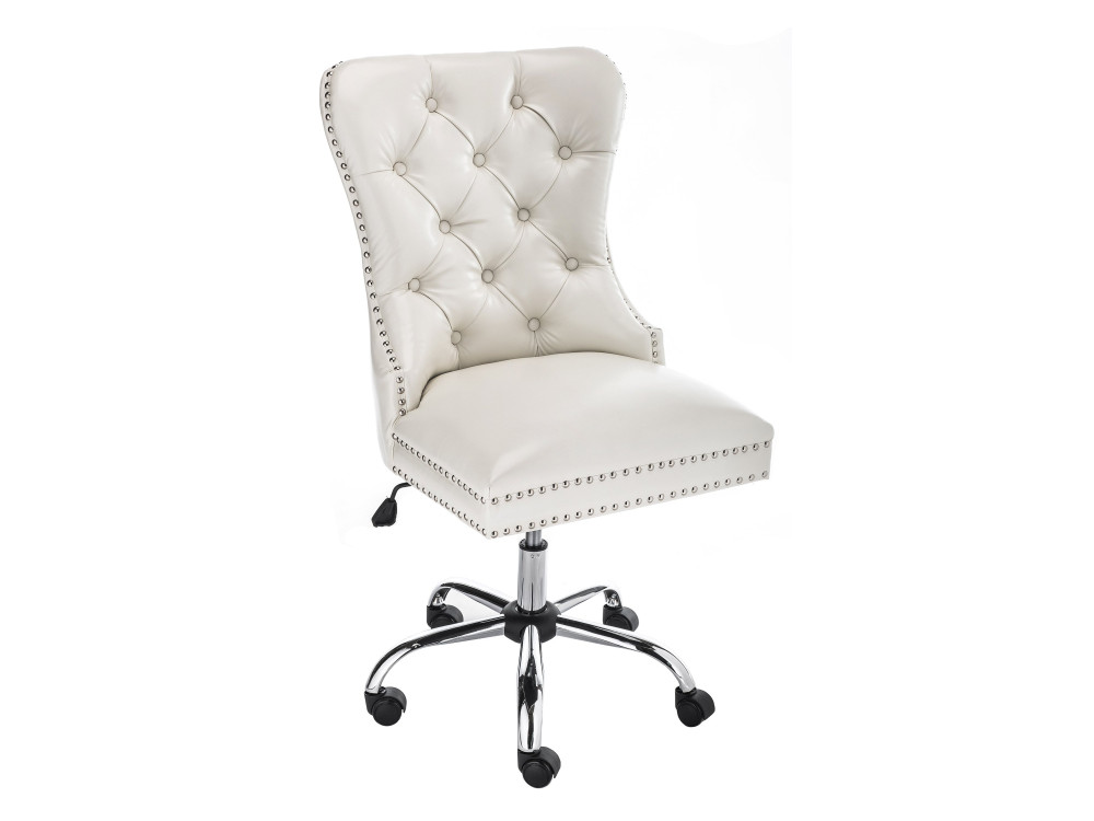 Vento белое Стул Серый, Хромированный металл vento серое стул mebelvia серый ткань хромированный металл