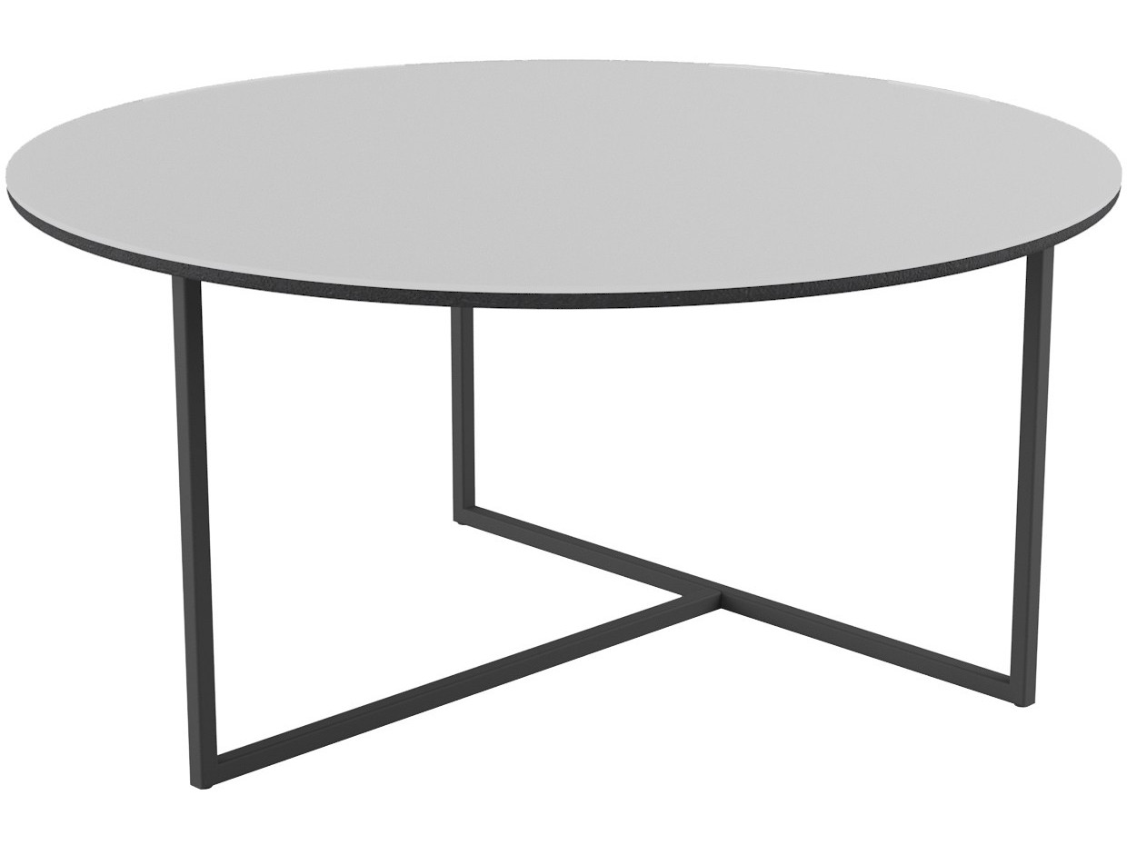 Стол журнальный Калифорния Маджоре Glass белая Lacobel белая Lacobel, МДФ 12 мм