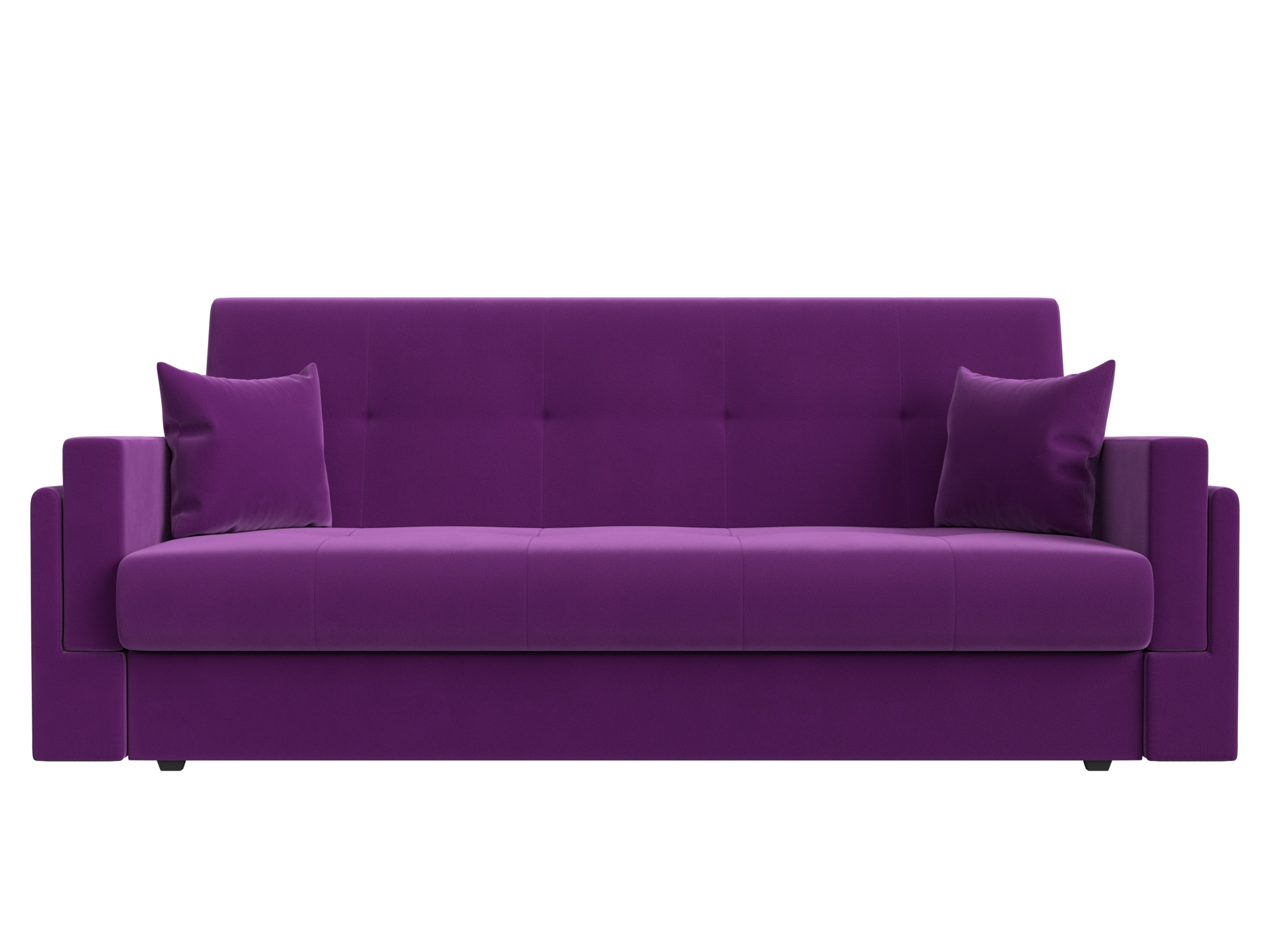 кровать лига диванов далия 200 микровельвет фиолетовый Диван Лига-015 MebelVia Фиолетовый, Микровельвет, ЛДСП, Рейка