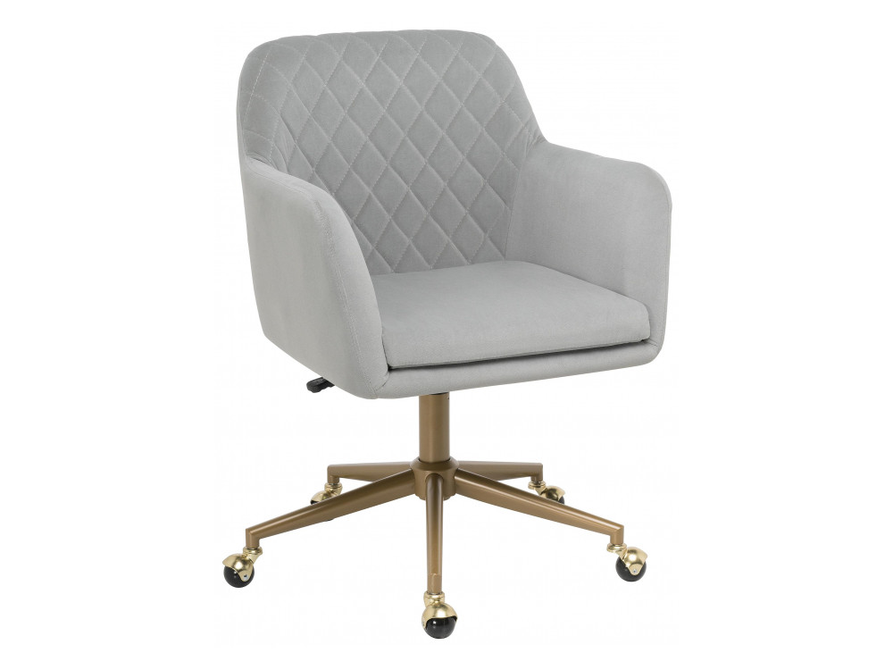 Molly grey / gold Офисное кресло Бежевый, Металл честер светло серый хром офисное кресло серый металл