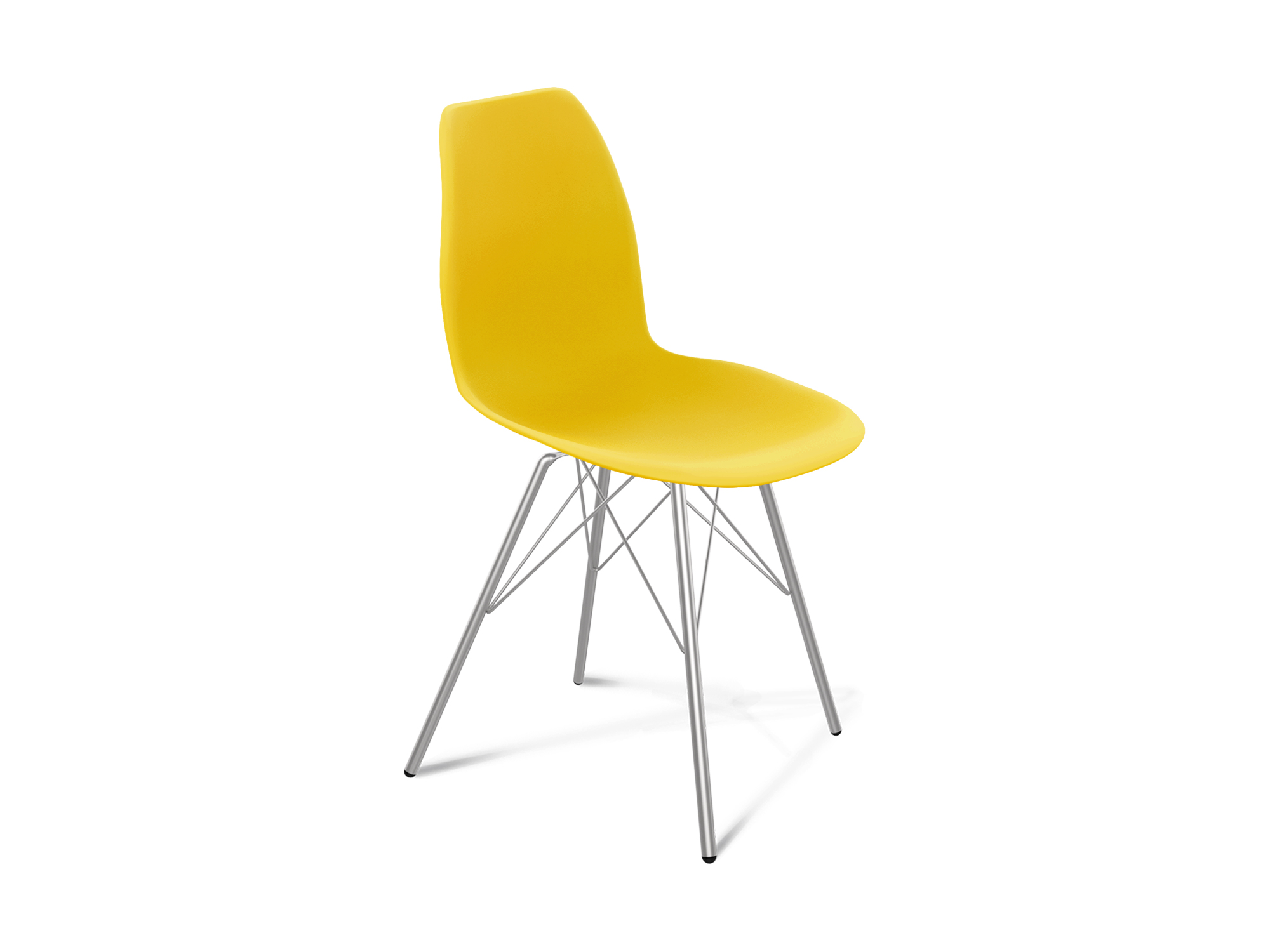 Стул SHT-S37 Желтый, Пластик стул sht s70 черный желтый металл