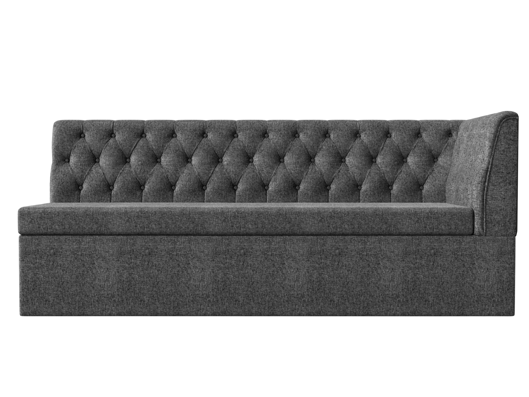 Кухонный диван Маркиз Правый Серый, ЛДСП кухонный диван маркиз правый серый лдсп