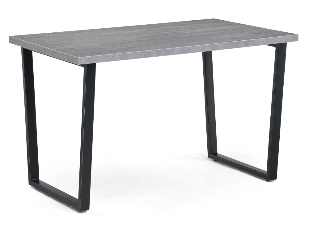 лота лофт 120 25 мм бетон белый матовый стол деревянный белый металл Лота Лофт 120 25 мм черный матовый / бетон Стол деревянный Черный, Металл
