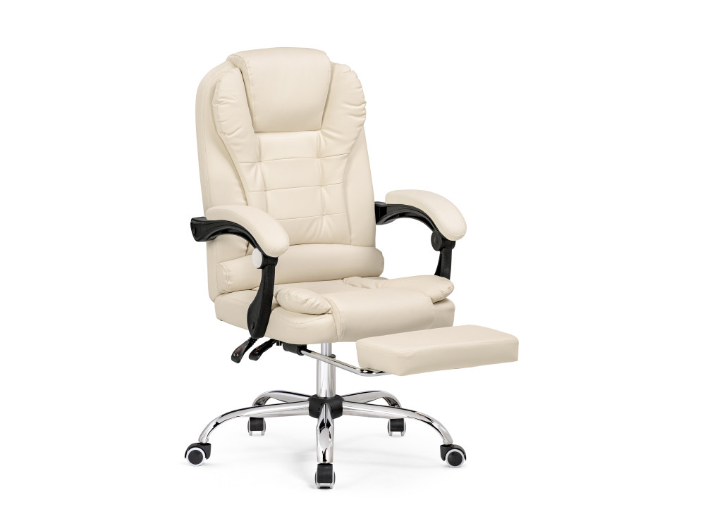 Orvil cream Компьютерное кресло Серый, Металл кресло качалка мебелик сайма экокожа бежевый каркас вишня
