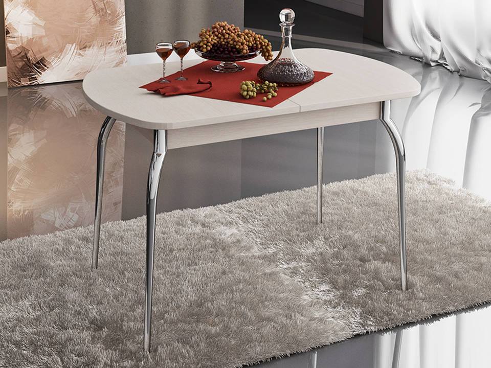 Стол обеденный раздвижной Милан Серый, Белый стол обеденный раздвижной сканди сапфир коричневый буковая фане
