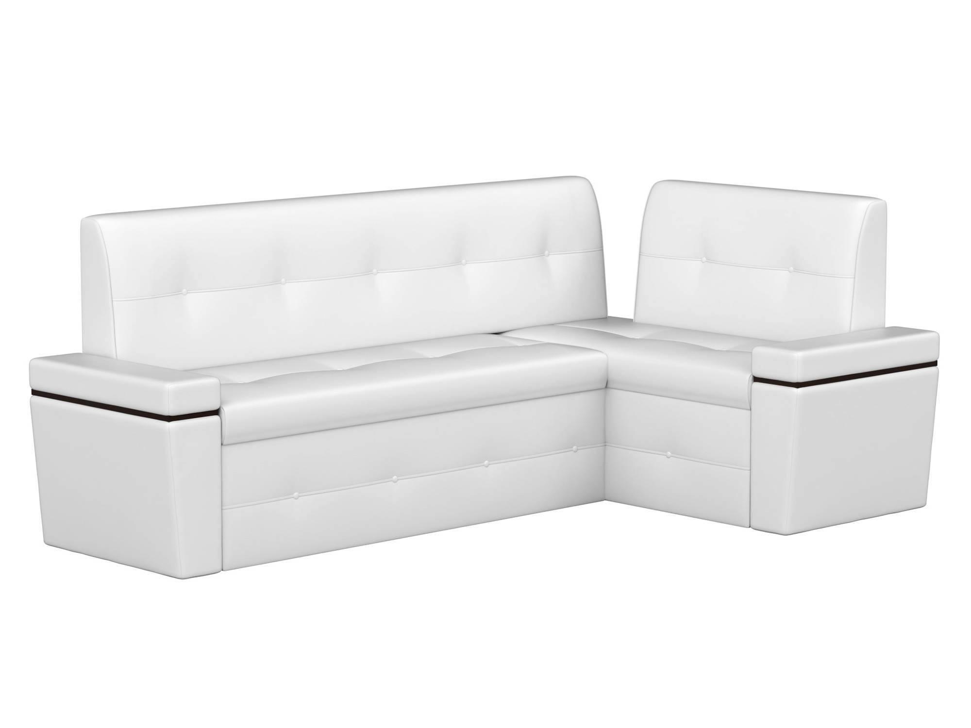 Кухонный диван Деметра Правый Белый, Фанера кухонный диван деметра левый белый фанера