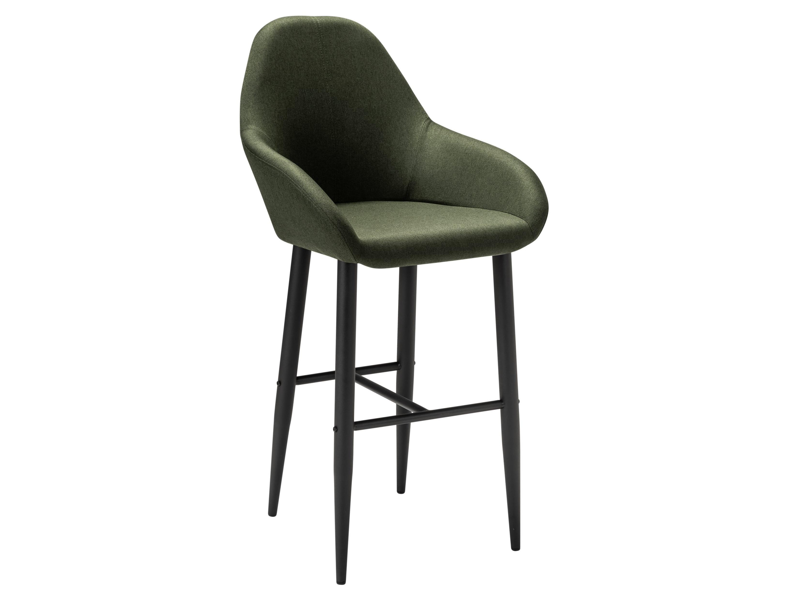 Кресло Бар.Kent тёмно-зеленый/черный Зеленый, Металл кресло tetchair сн833 черный ткань