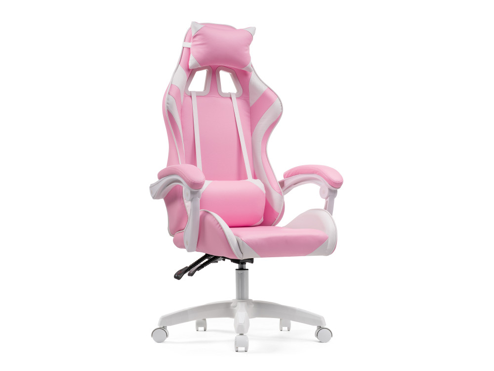 Rodas pink / white Стул MebelVia Розовый, Белый, Искусственная кожа, Пластик келми 1 розовый белый стул белый пластик