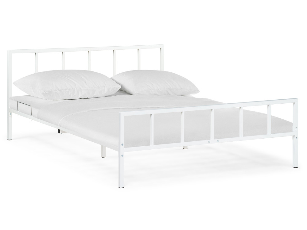 Амма 160х200 белый Кровать Белый, Металл sofa 90 см х 200 см кровать белый металл