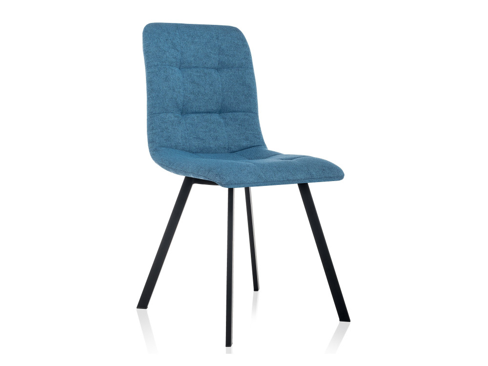 Bruk синий Стул Черный, Окрашенный металл стул kenner 123s синий v16 опоры белые синий металл
