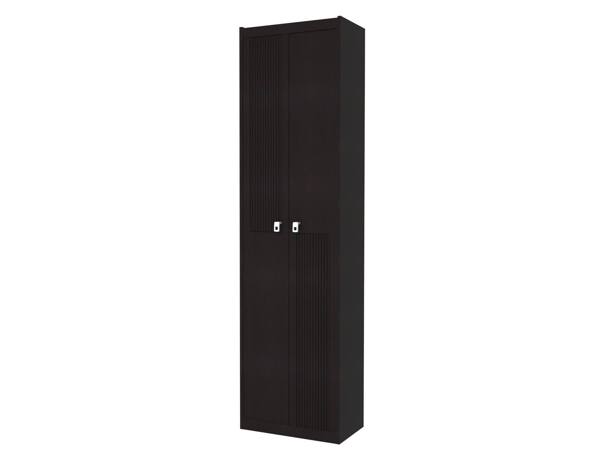 Шкаф для одежды Шейла Венге, Коричневый темный, МДФ, ЛДСП шкаф для одежды бруна дуб галифакс табак коричневый коричневый темный лдсп мдф лдсп 16 мм