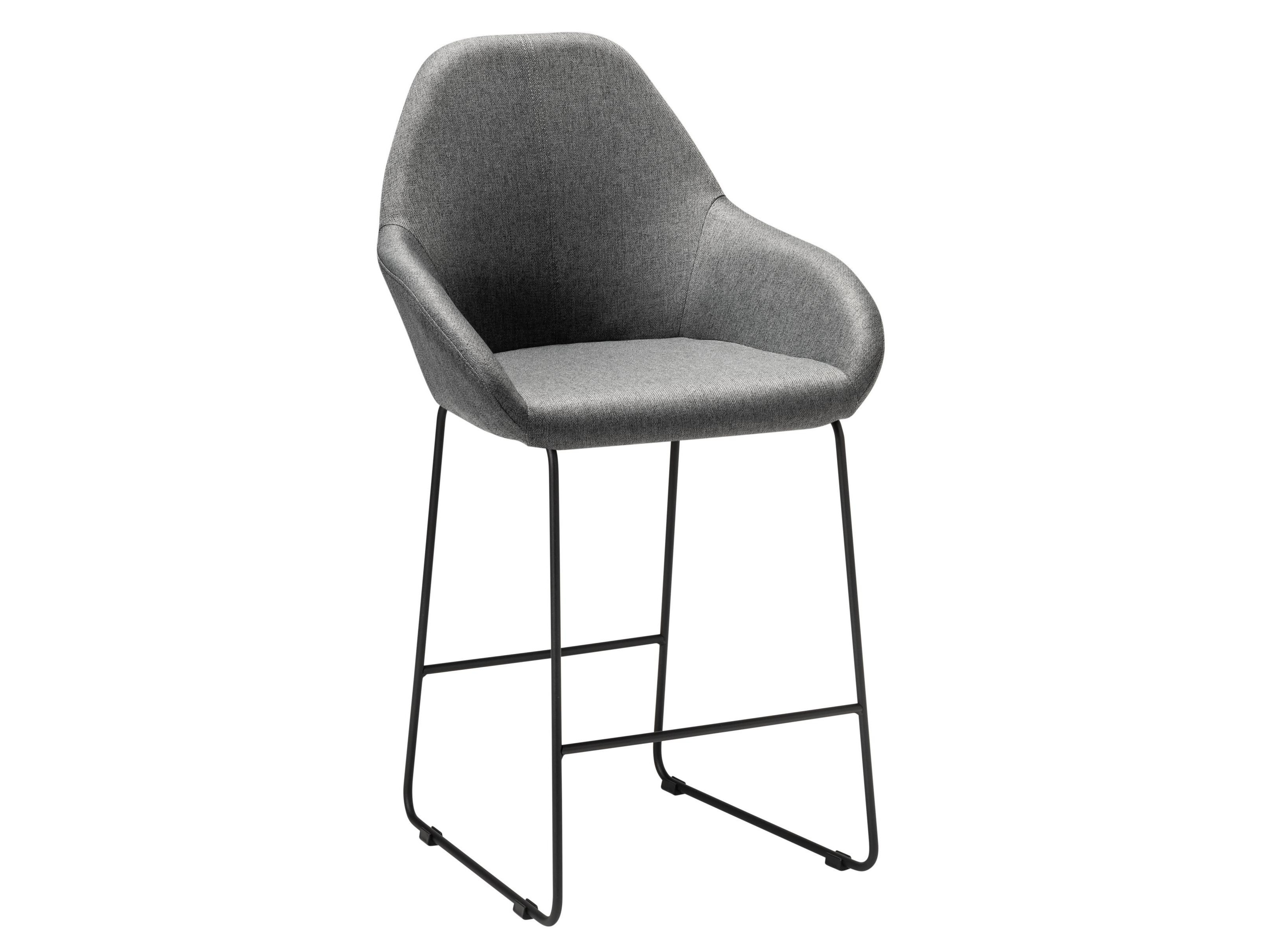 Кресло полубар Kent тёмно-серый/Линк Серый, Металл кресло kent тёмно серый арки серый металл