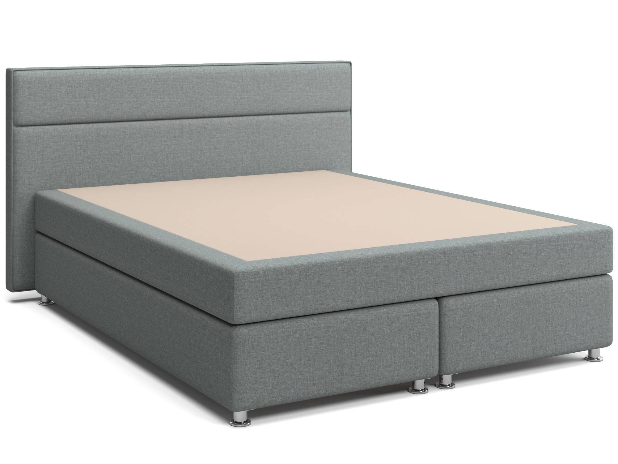 Кровать с матрасом и зависимым пружинным блоком Марта (160х200) Box Spring ДСП, ДВП